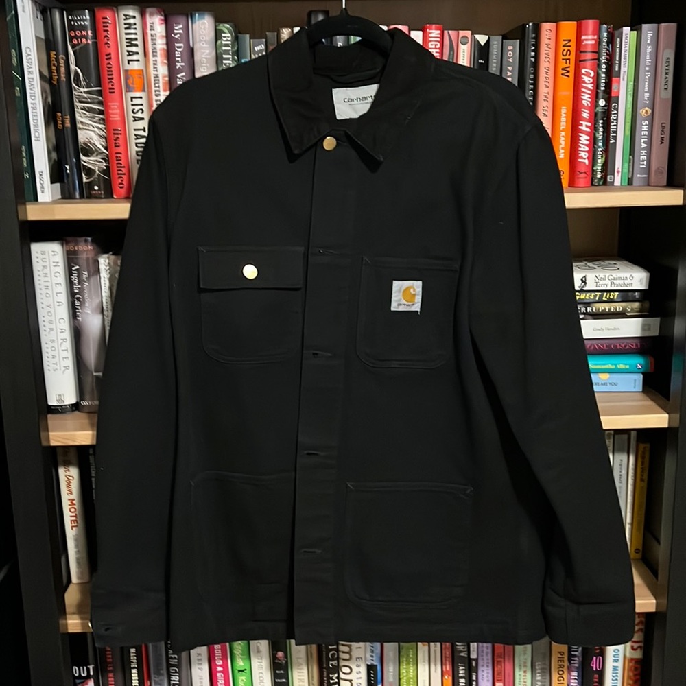 Carhartt WIP Michigan Spring Chore Coat, Black, Large